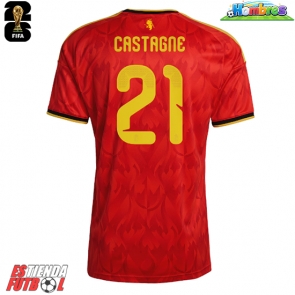 Bélgica Timothy Castagne #21 Primera Equipación Mundial 2026 Manga Corta